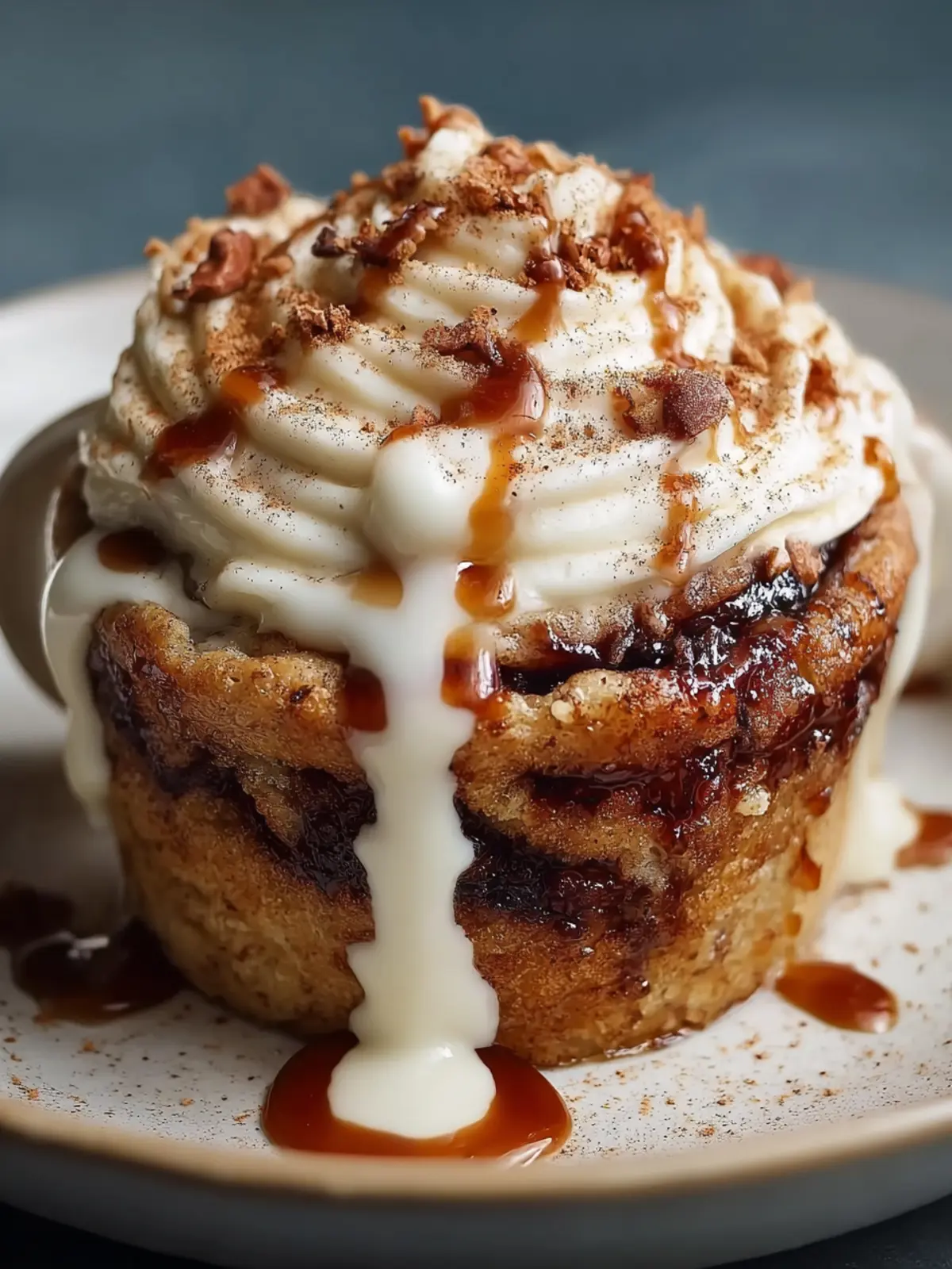 3-Minute Keto Cinnamon Roll Mug Cake First Image