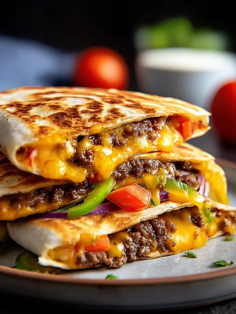 Smash Burger Quesadillas First Image