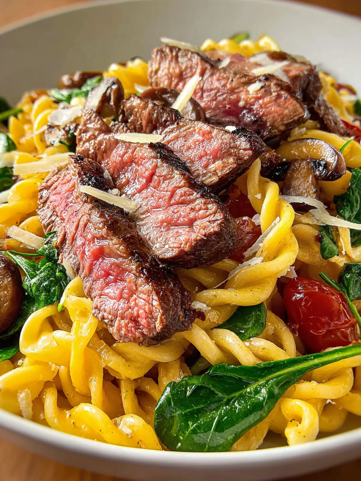 Irresistible Steak Pasta First Image