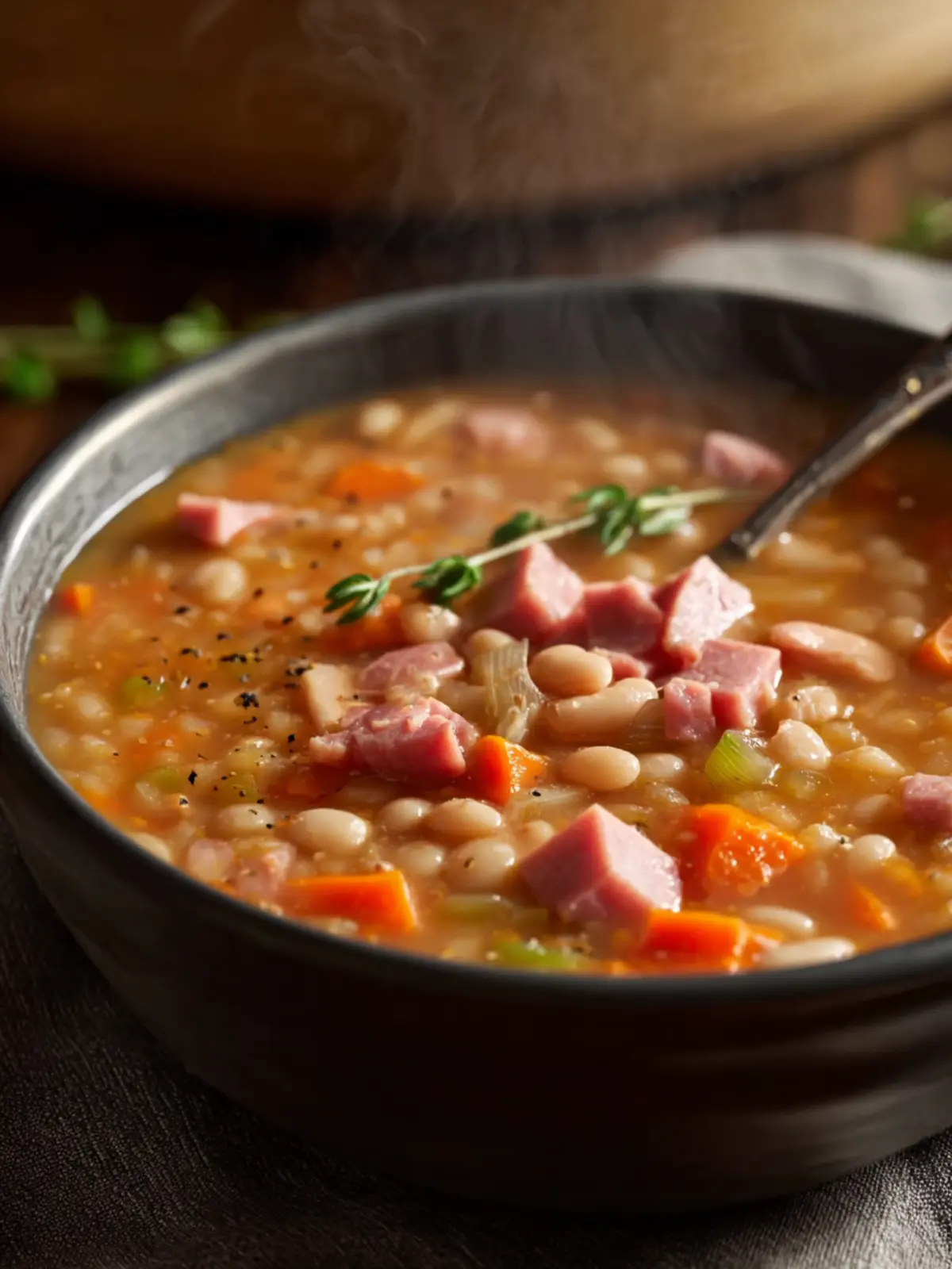 Hearty Classic Ham and Bean Soup First Image