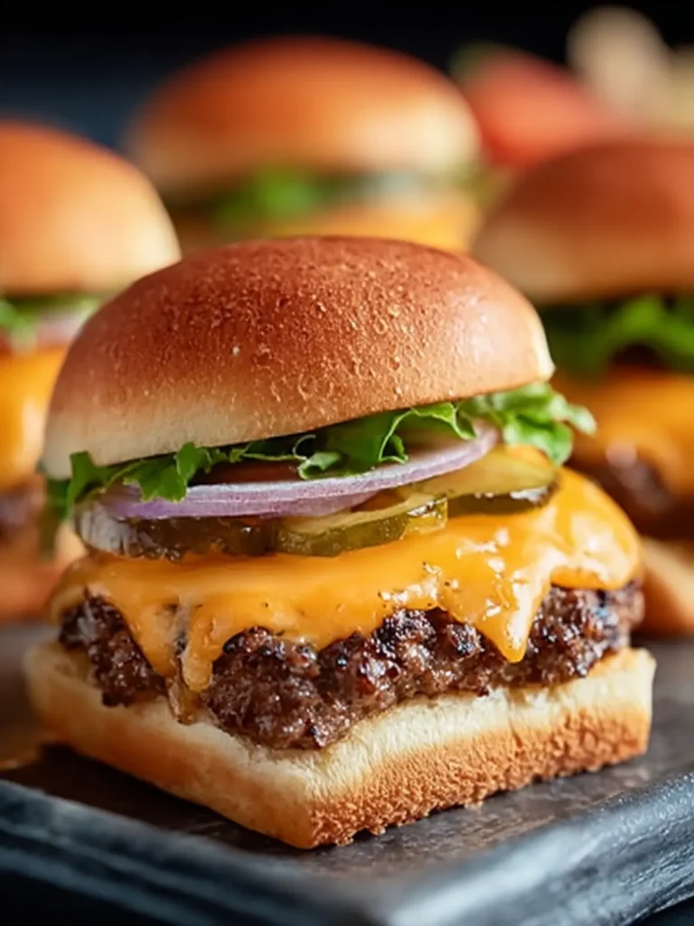 Cheeseburger Sliders First Image