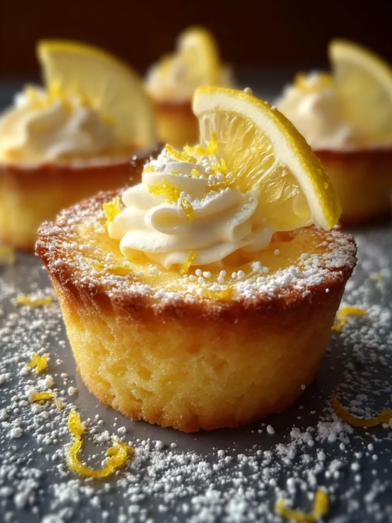 Mini Baby Lemon Impossible Pies First Image