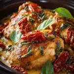 Crockpot Tuscan Chicken First Image