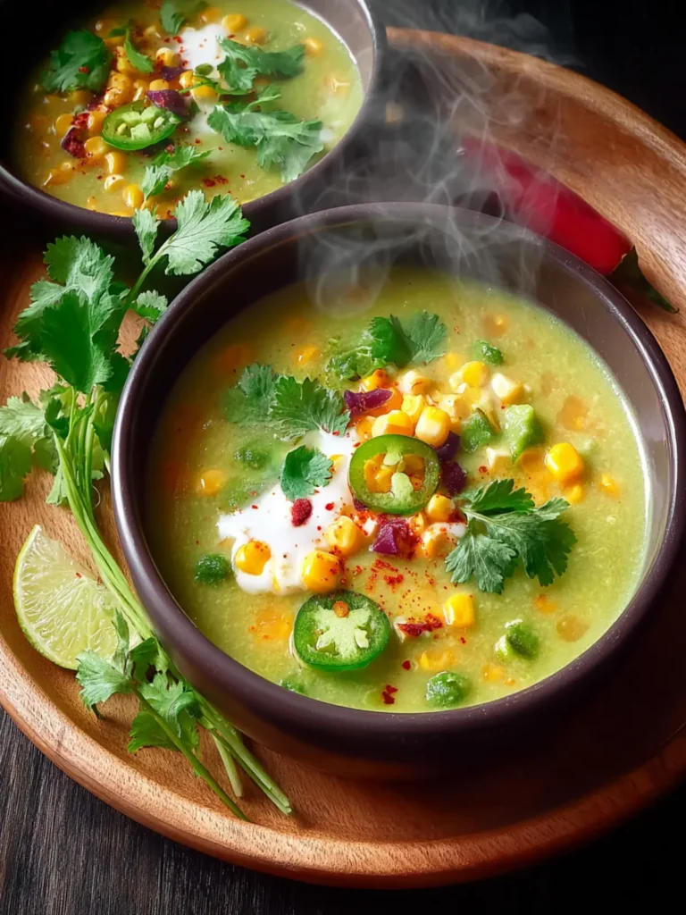 Spicy Corn Avocado Soup First Image