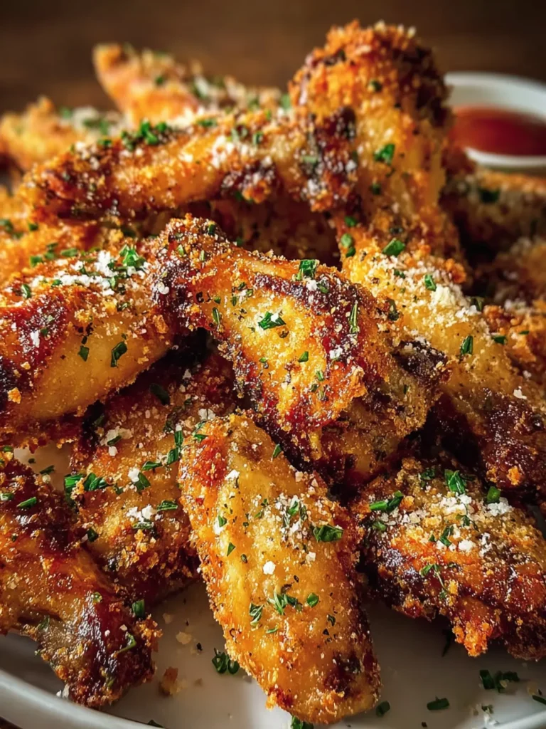 Crispy Air Fryer Parmesan Wings First Image