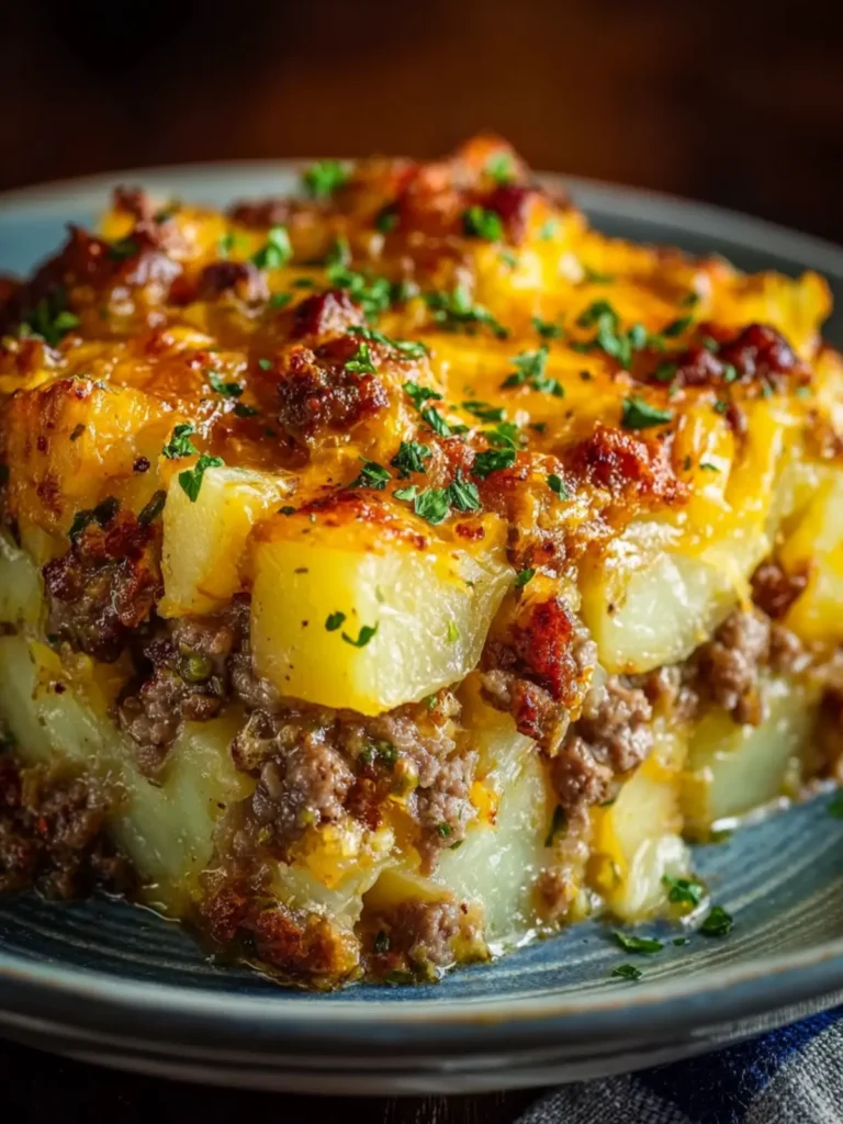5-Ingredient Hamburger & Potato Casserole First Image