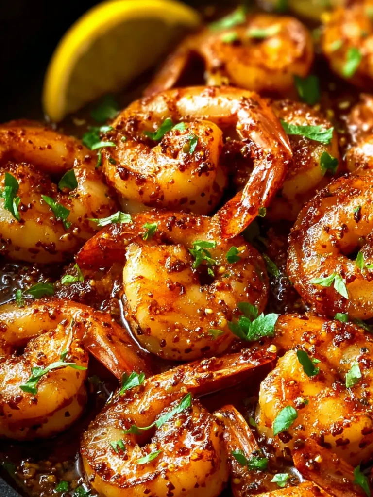 Spicy Lemon Garlic Shrimp Recipe First Image