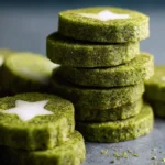 Gluten-free Matcha Shortbread Cookies First Image