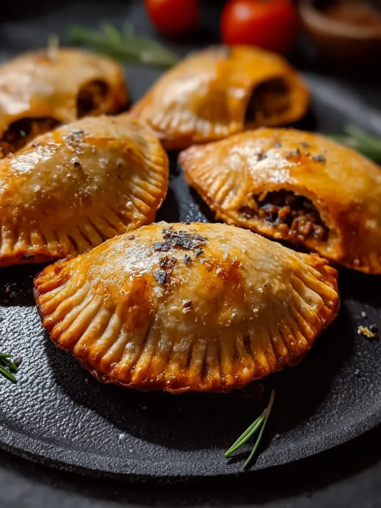 Savory Meat and Mushroom Hand Pies First Image