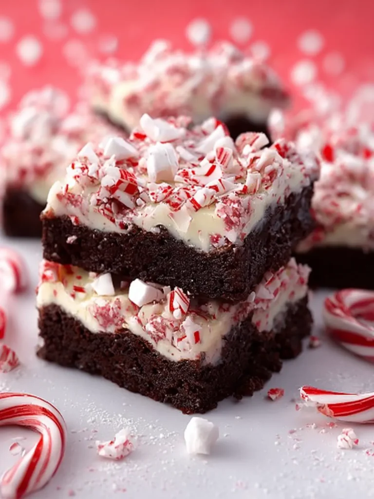 Peppermint Bark Brownies First Image