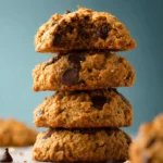 Soft Vegan Oatmeal Chocolate Chip Cookies First Image