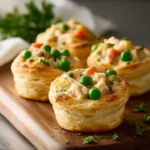 Chicken Pot Pie Bites with Biscuits First Image