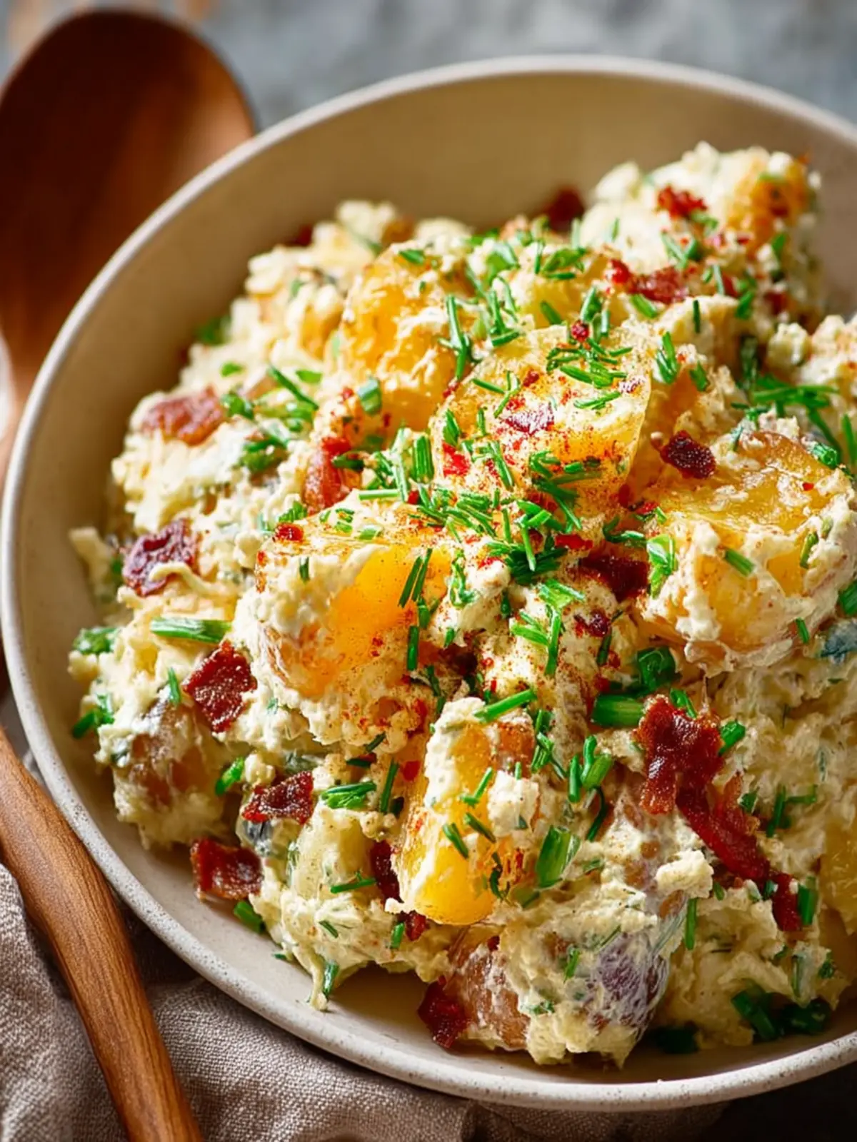Creamy Smashed Potato Salad Recipe First Image