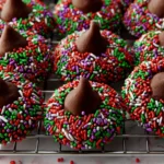 Chocolate Sprinkle Kiss Cookies First Image