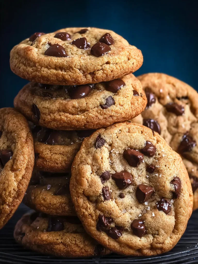 Crispy and Chewy Chocolate Chip Cookies First Image