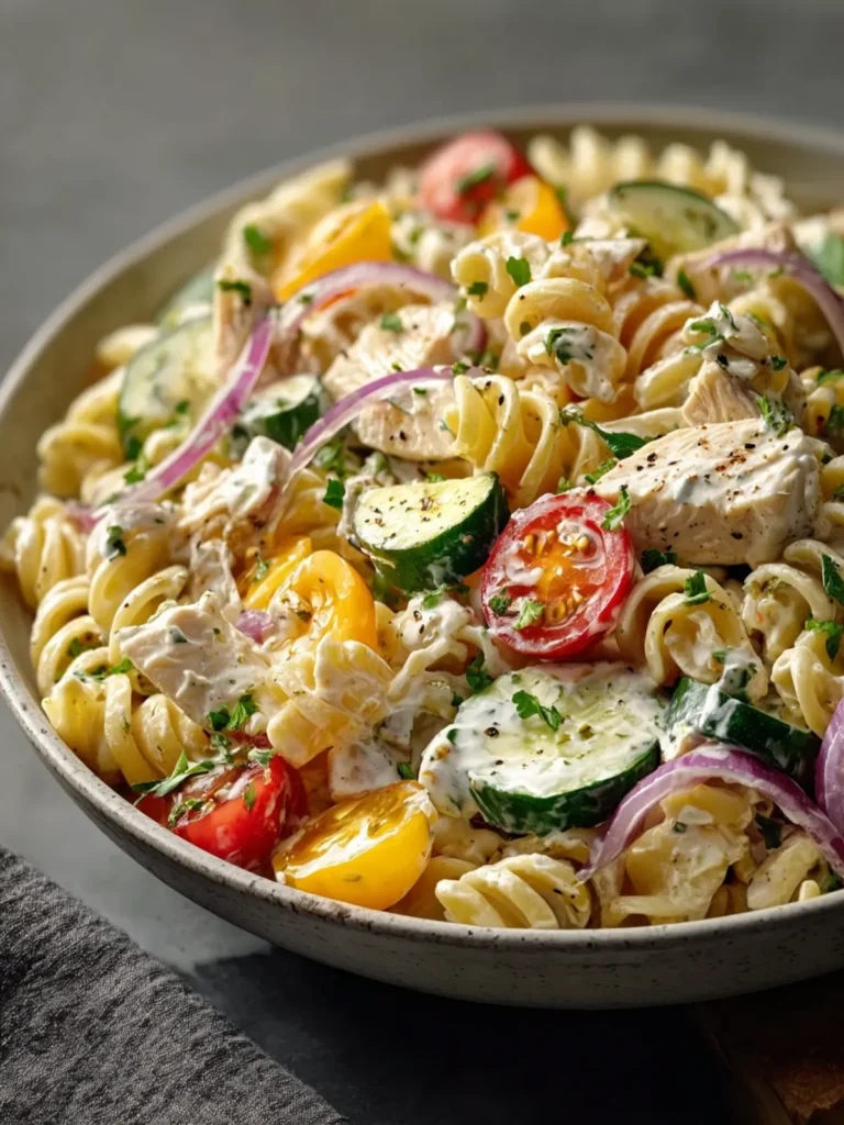 High-Protein Creamy Ranch Pasta Salad First Image