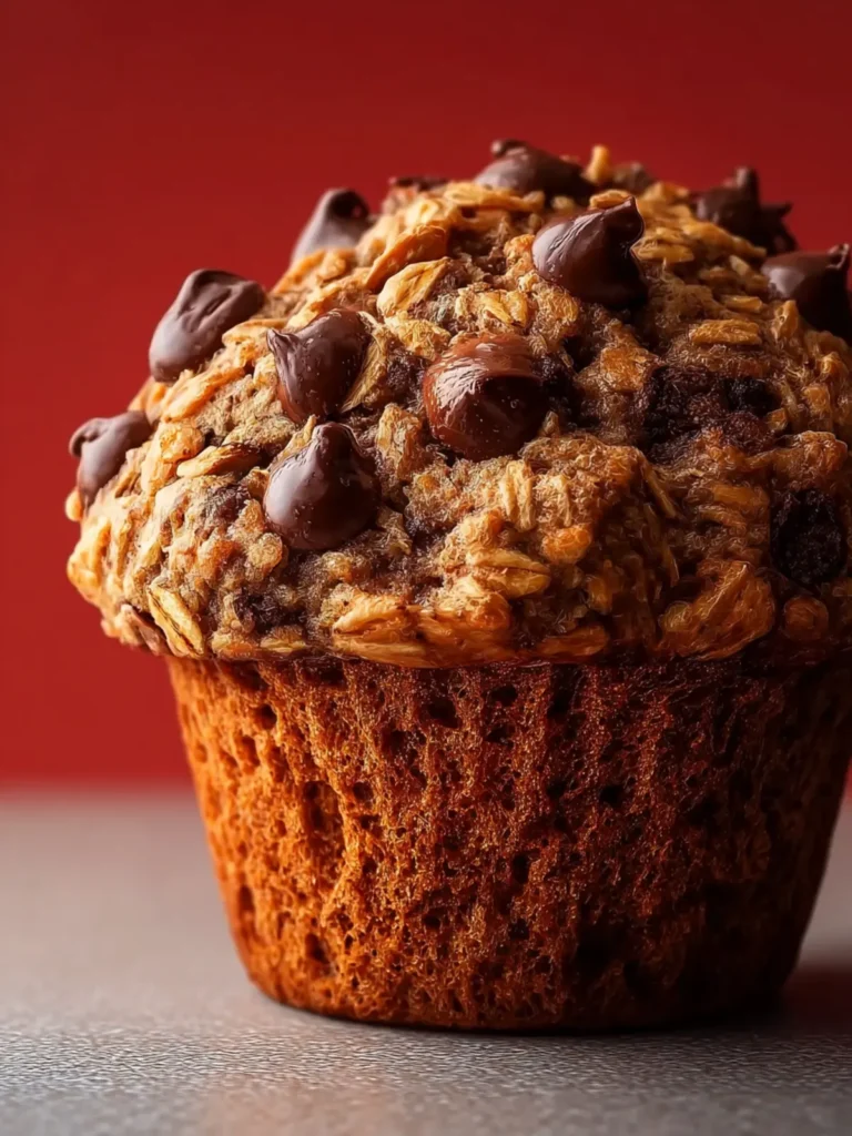 Oatmeal Chocolate Chip Breakfast Muffins First Image