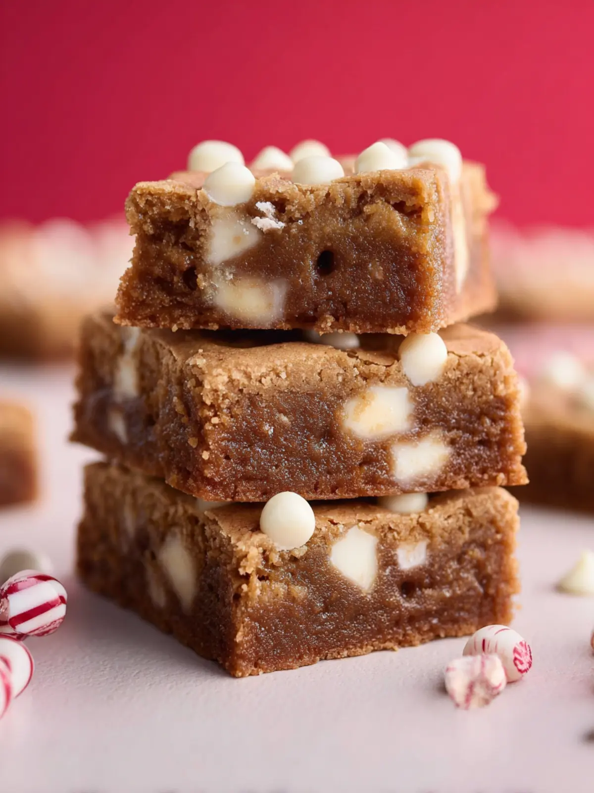 Gingerbread White Chocolate Blondies First Image