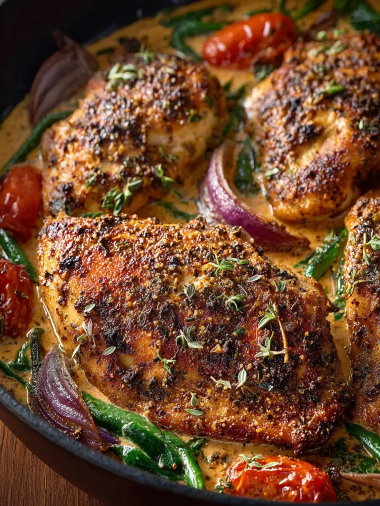 Tuscan Chicken with Homemade Tuscan Seasoning First Image