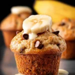Mini Peanut Butter Banana Protein Muffins First Image