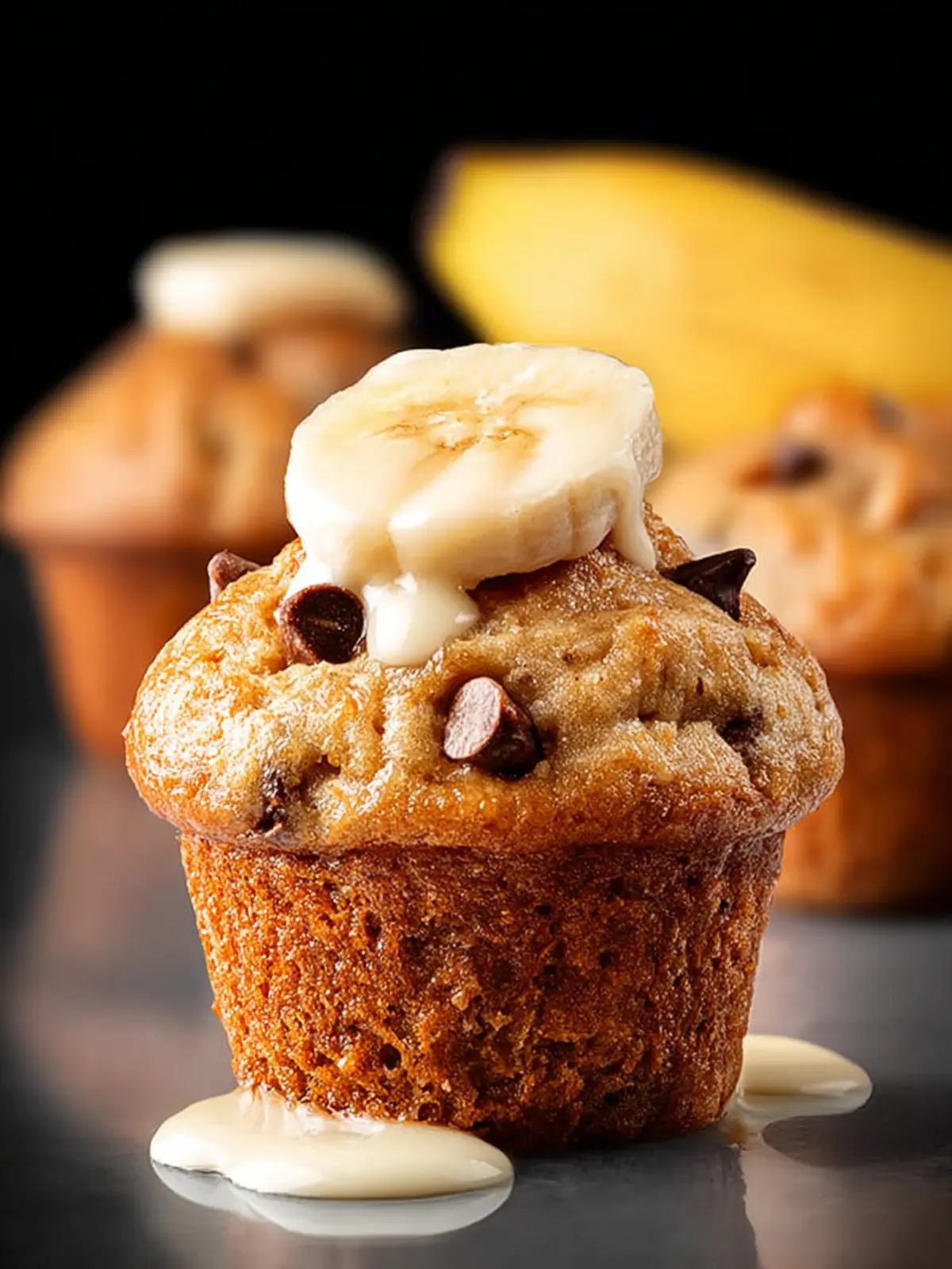 Mini Peanut Butter Banana Protein Muffins First Image