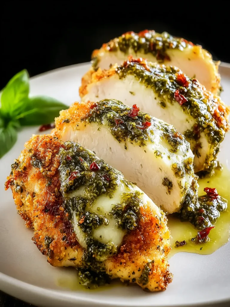 Pesto Parmesan Chicken Recipe First Image