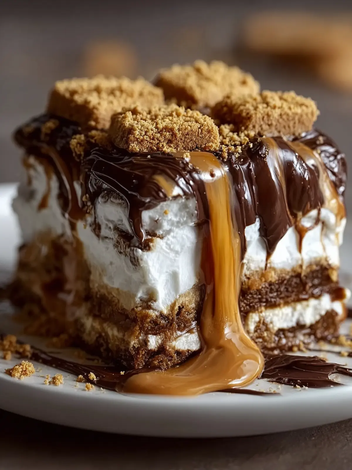 Peanut Butter Cookie Lasagna First Image