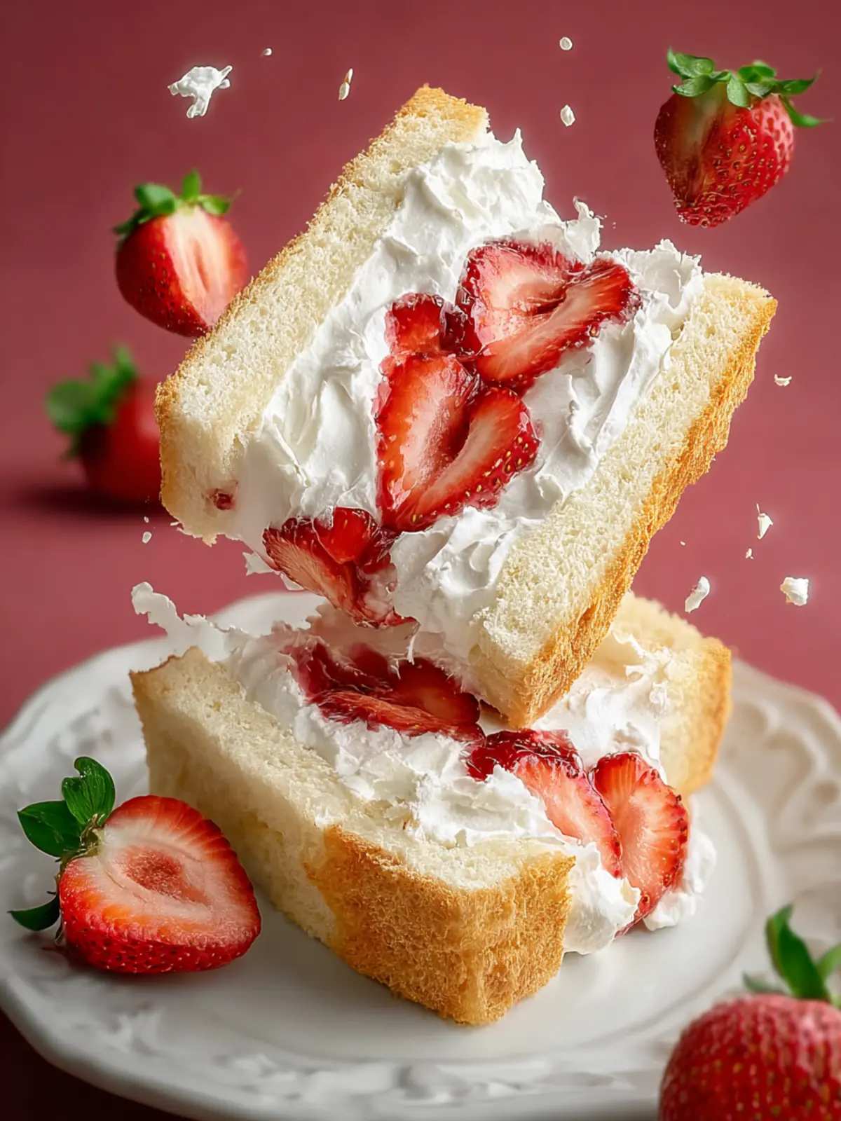 Irresistible Strawberry Cream Sandwiches First Image