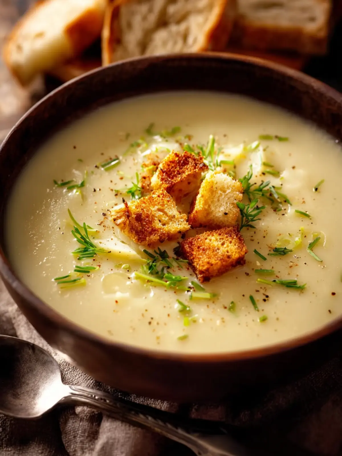 Creamy Leek and Potato Soup First Image