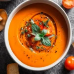 Tomato Carrot Soup Recipe First Image