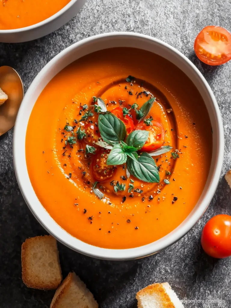 Tomato Carrot Soup Recipe First Image