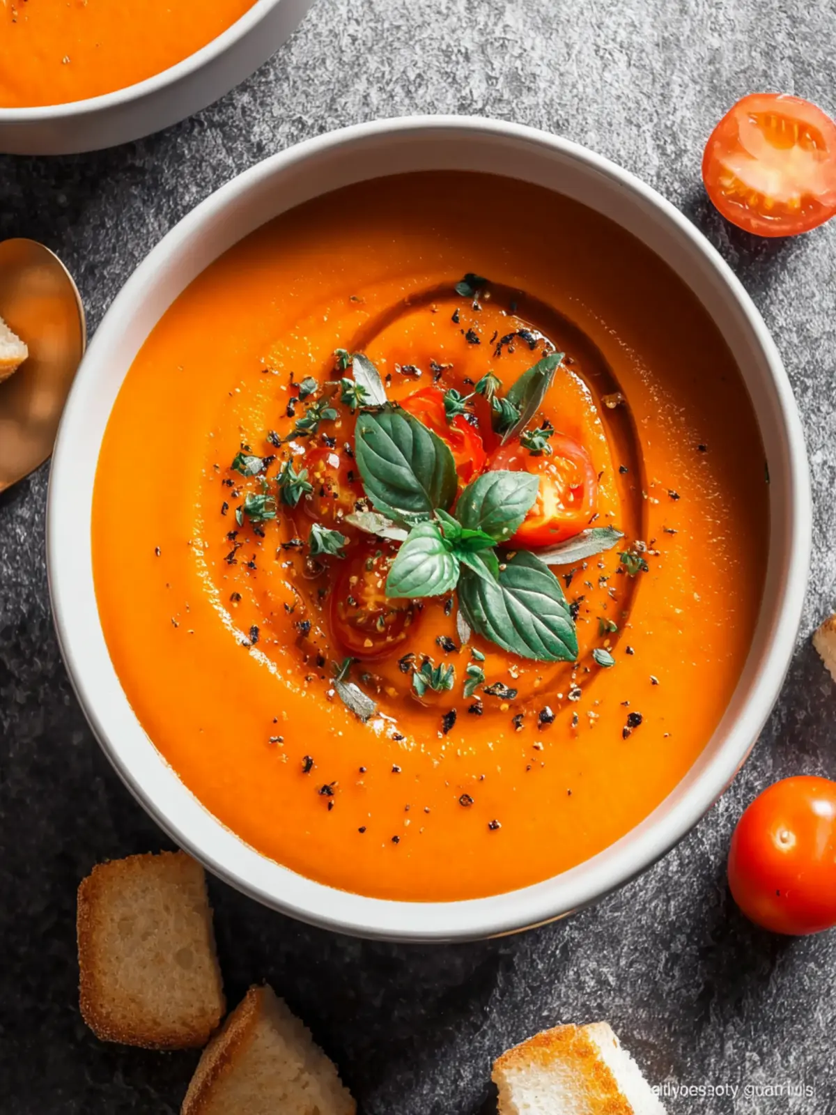 Tomato Carrot Soup Recipe First Image