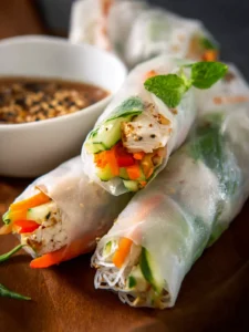 Chicken Spring Rolls First Image