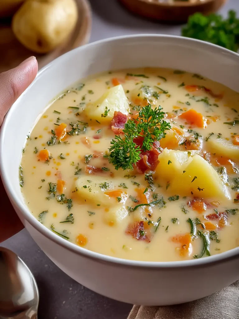 Creamy German Potato Soup First Image
